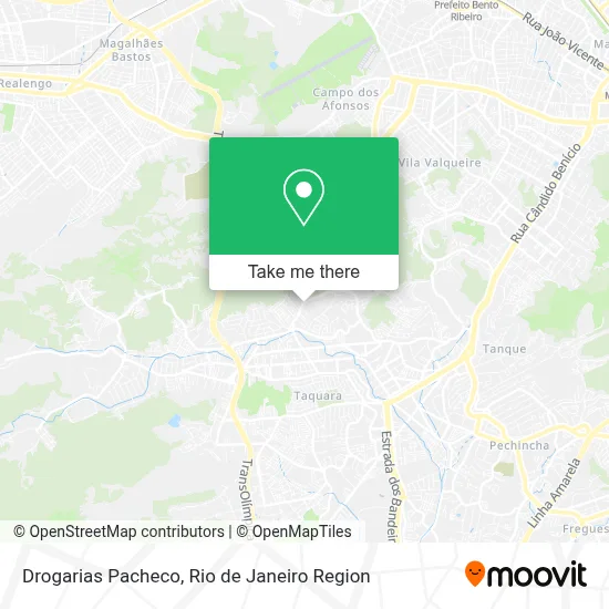 Drogarias Pacheco map