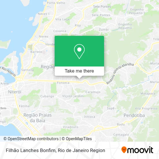 Filhāo Lanches Bonfim map