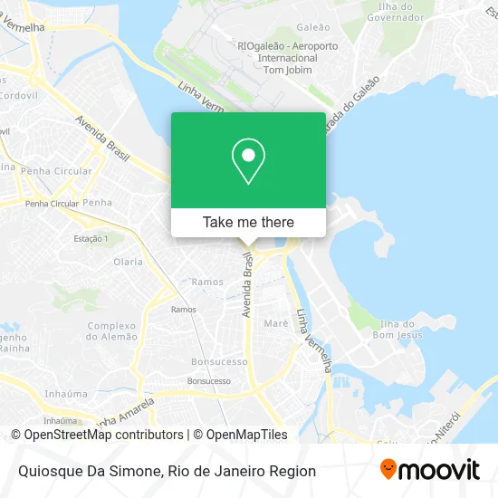 Quiosque Da Simone map