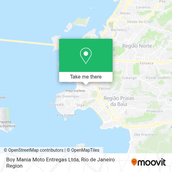 Boy Mania Moto Entregas Ltda map
