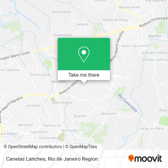 Canelas Lanches map