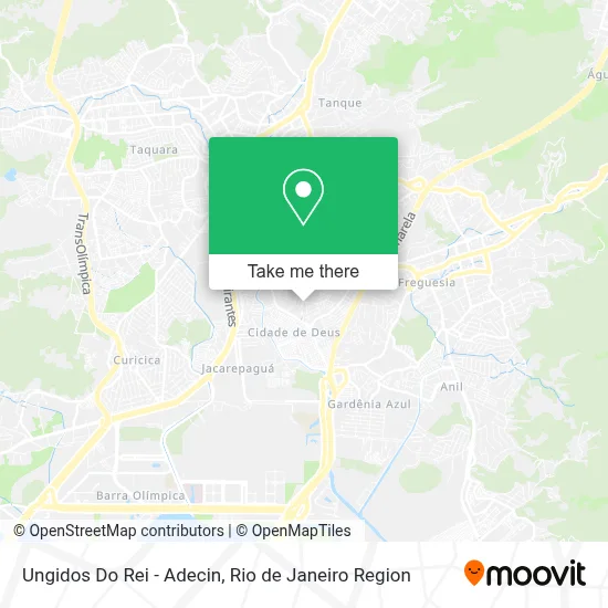 Ungidos Do Rei - Adecin map
