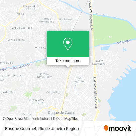 Bosque Gourmet map