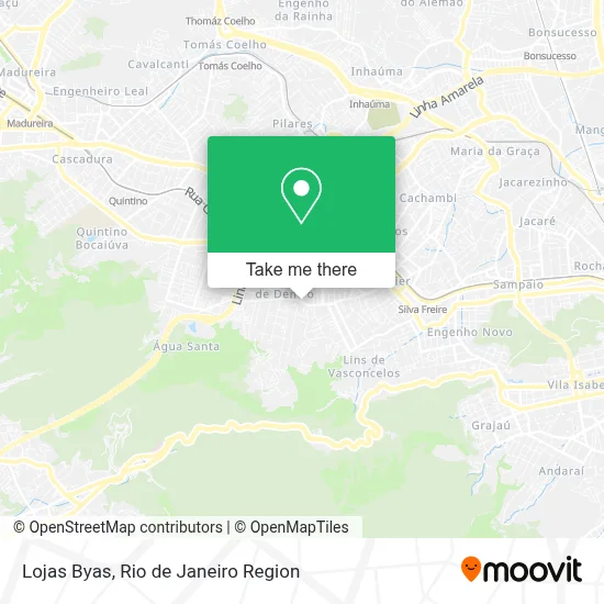 Lojas Byas map