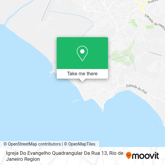Igreja Do Evangelho Quadrangular Da Rua 13 map
