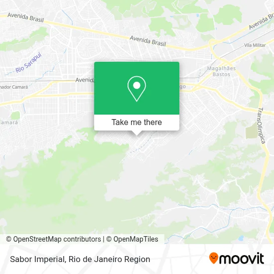 Sabor Imperial map
