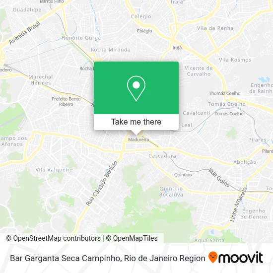 Bar Garganta Seca Campinho map