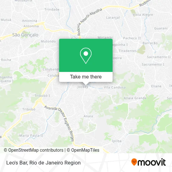 Leo's Bar map