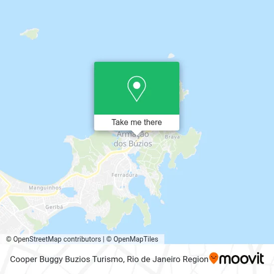 Cooper Buggy Buzios Turismo map