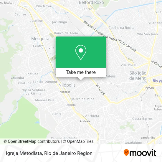 Igreja Metodista map