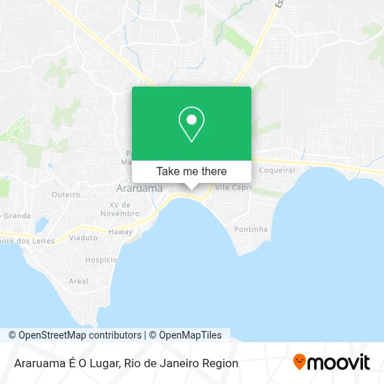 Araruama É O Lugar map