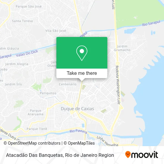 Atacadão Das Banquetas map