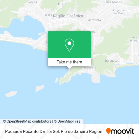 Pousada Recanto Da Tia Sol map