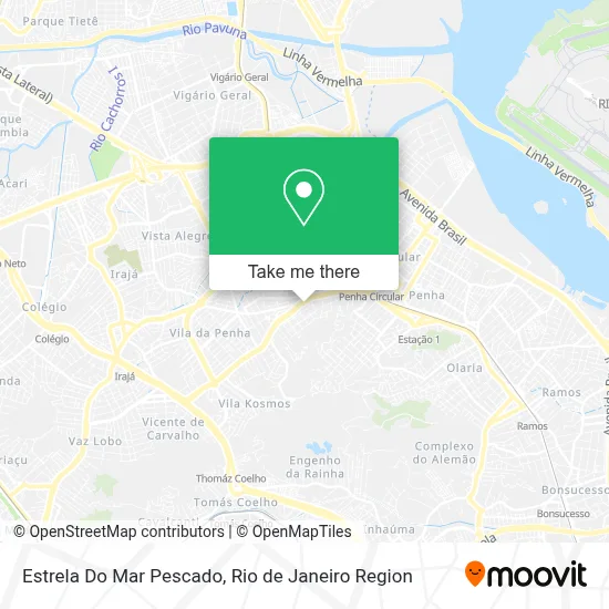 Estrela Do Mar Pescado map
