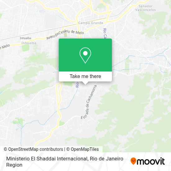 Ministerio El Shaddai Internacional map