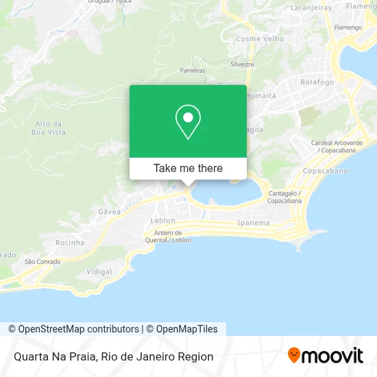 Quarta Na Praia map