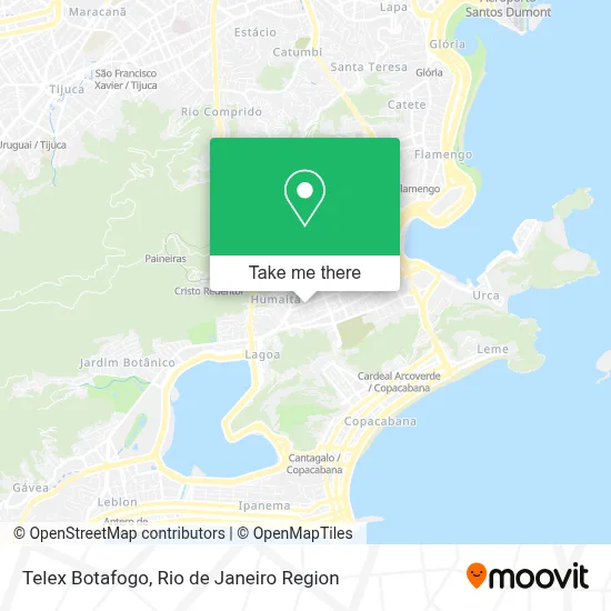 Telex Botafogo map