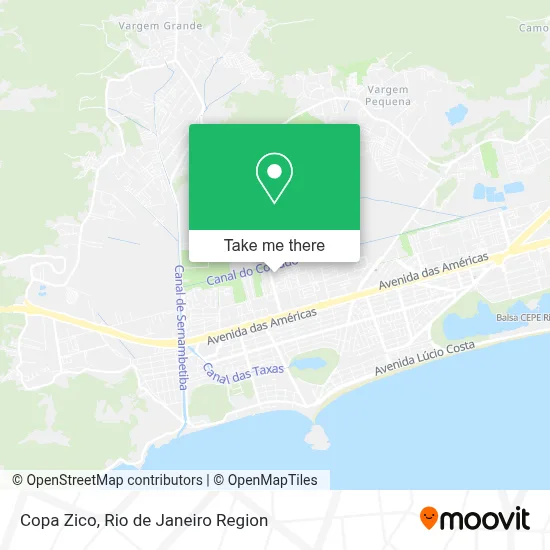 Copa Zico map