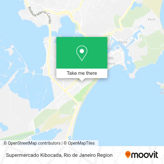Supermercado Kibocada map