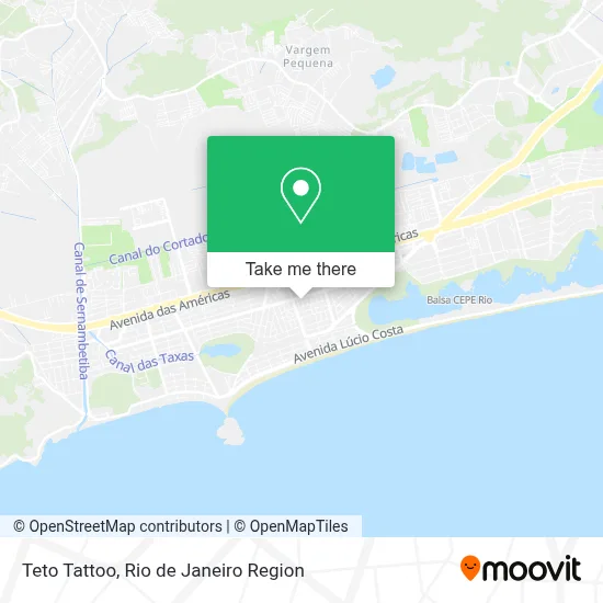 Teto Tattoo map