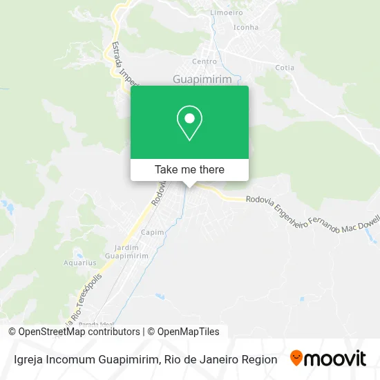 Igreja Incomum Guapimirim map