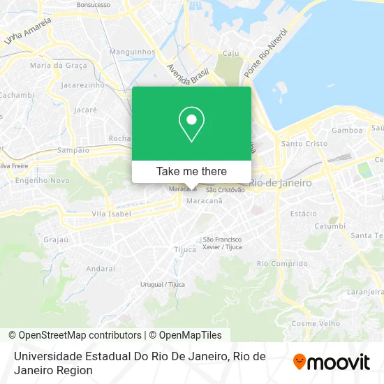 Universidade Estadual Do Rio De Janeiro map