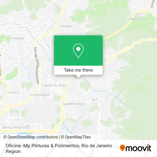 Oficina -Mp Pinturas & Polimentos map