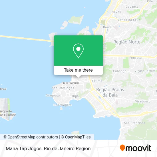 Mana Tap Jogos map