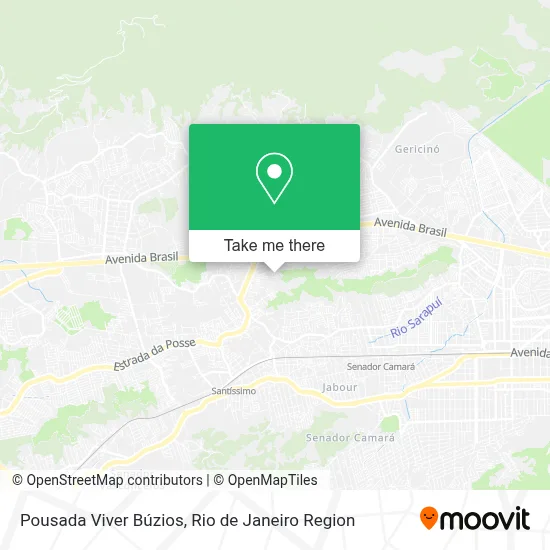 Pousada Viver Búzios map