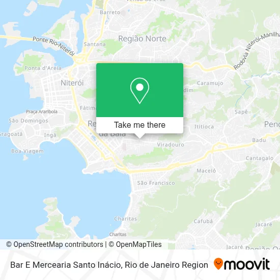 Bar E Mercearia Santo Inácio map