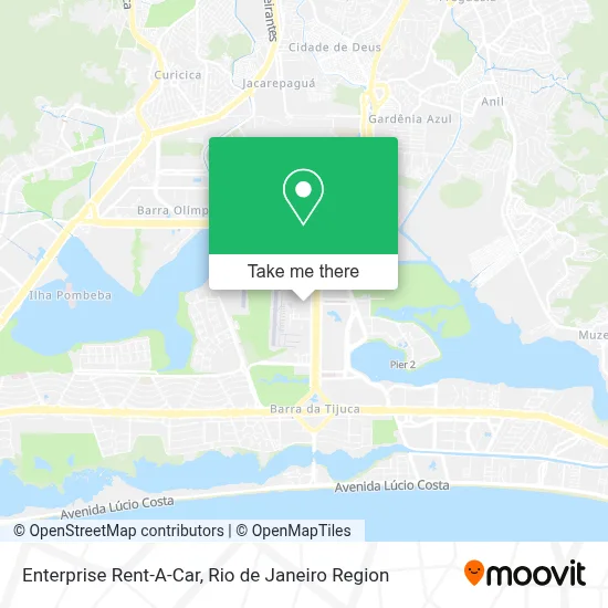 Enterprise Rent-A-Car map