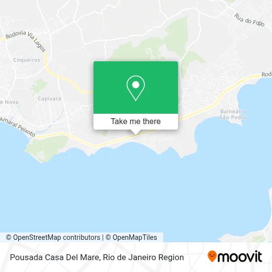 Pousada Casa Del Mare map