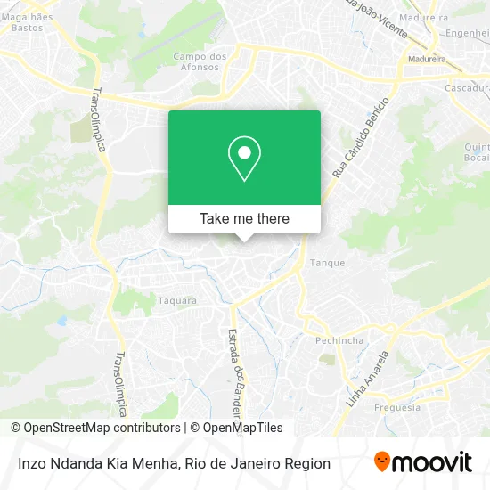 Inzo Ndanda Kia Menha map