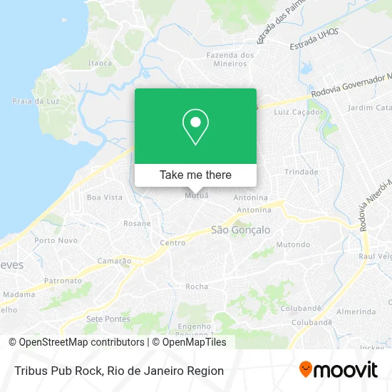 Tribus Pub Rock map