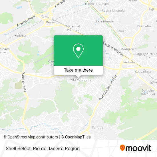 Shell Select map