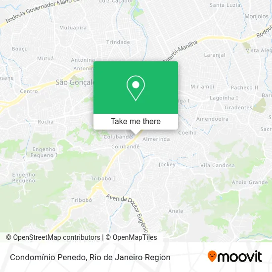Condomínio Penedo map