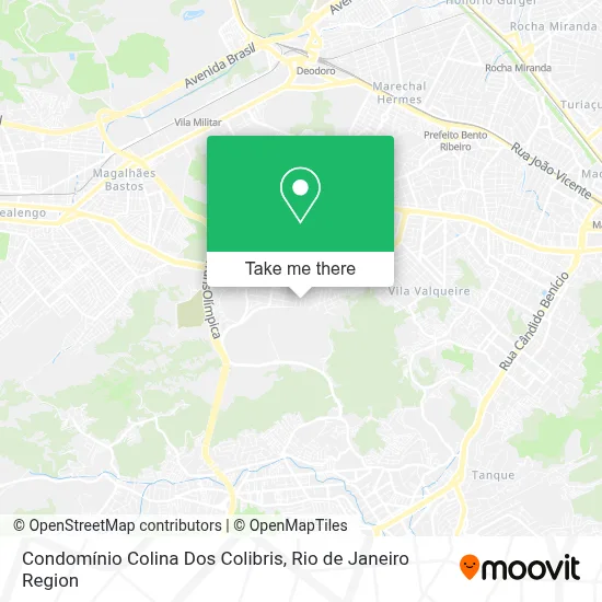 Condomínio Colina Dos Colibris map