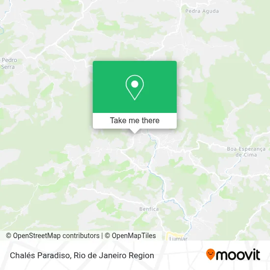 Chalés Paradiso map