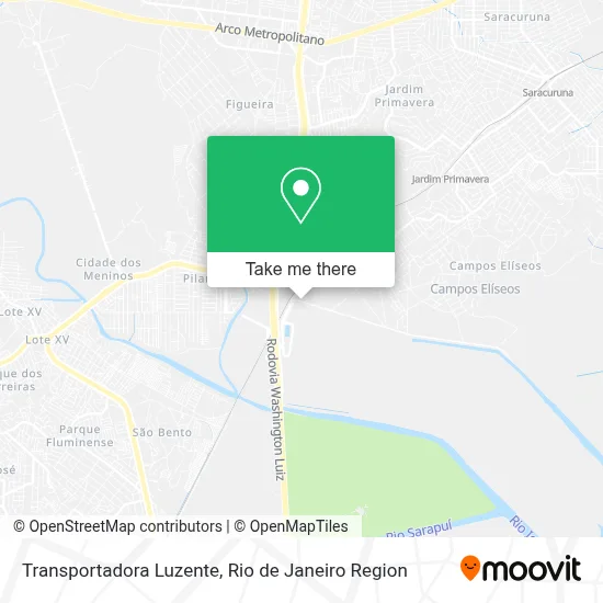 Transportadora Luzente map