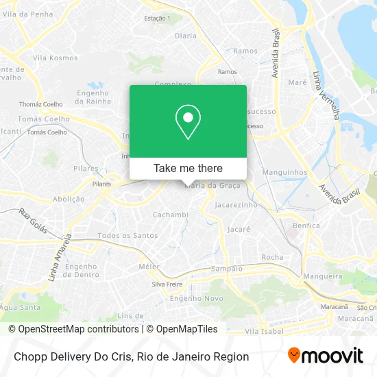 Chopp Delivery Do Cris map