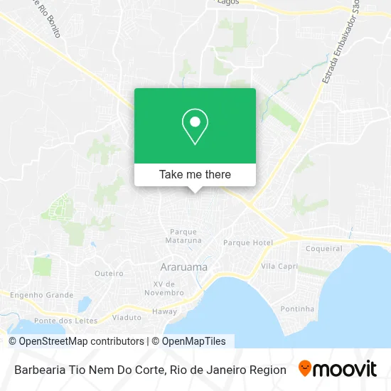 Barbearia Tio Nem Do Corte map