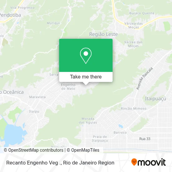 Recanto  Engenho Veg . map