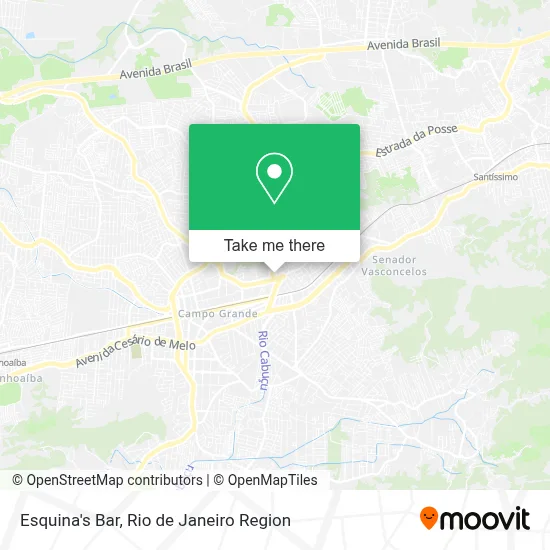 Esquina's Bar map