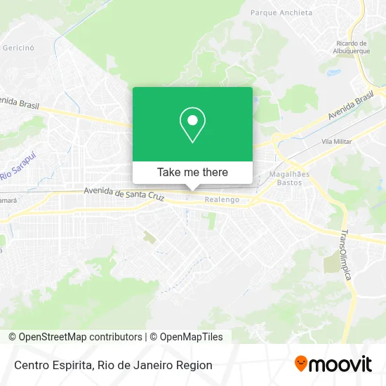 Centro Espirita map