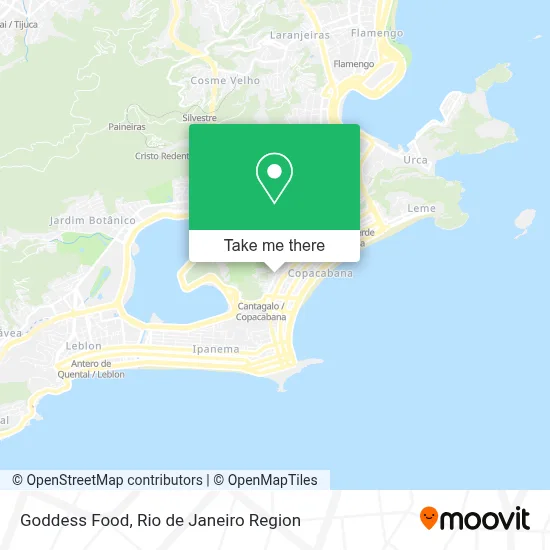 Goddess Food map