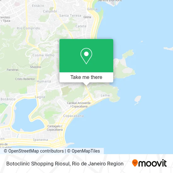 Botoclinic Shopping Riosul map