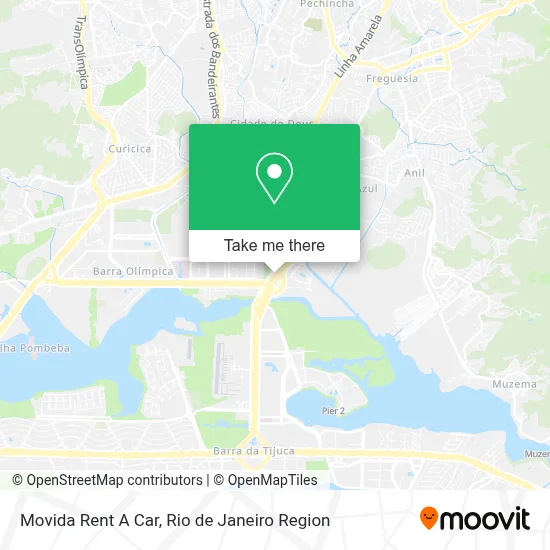 Movida Rent A Car map