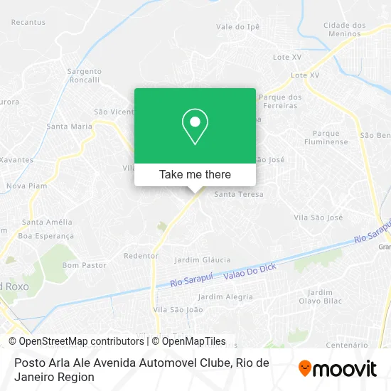 Posto Arla Ale Avenida Automovel Clube map
