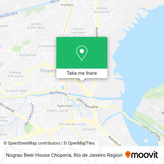 Nograu Beer House Choperia map