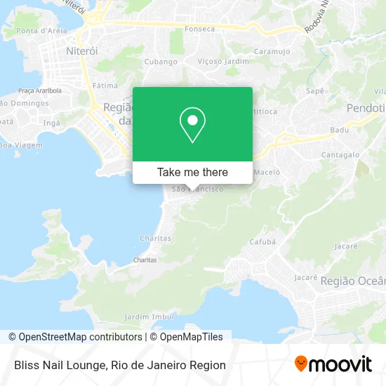 Bliss Nail Lounge map